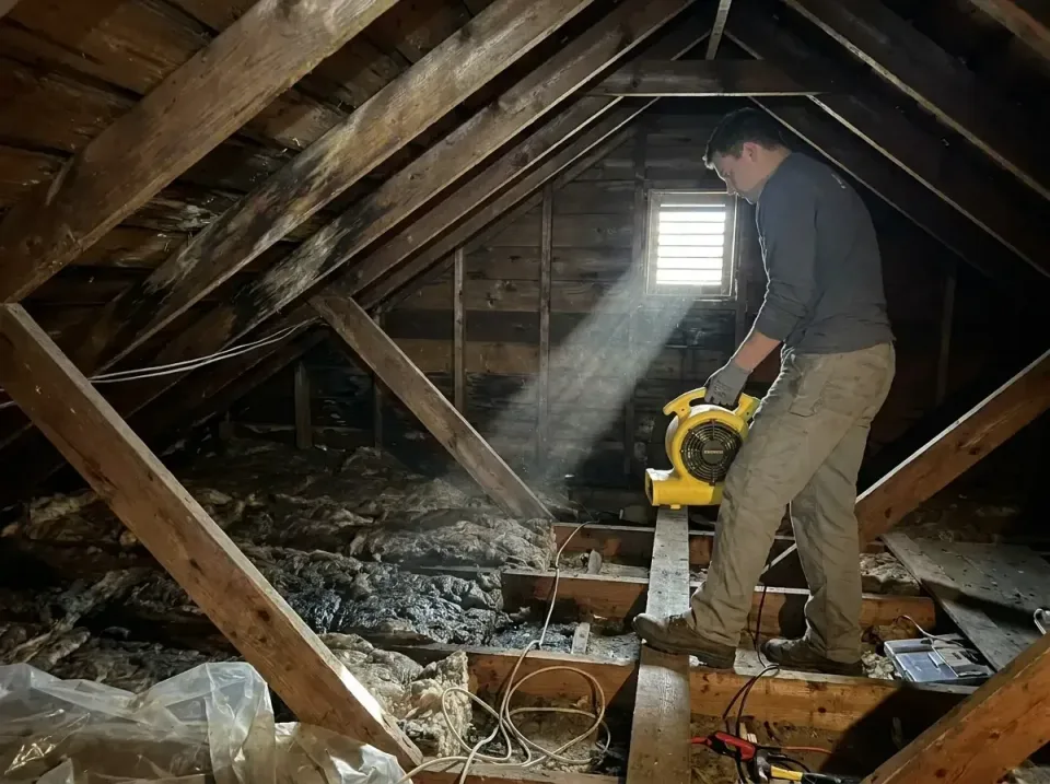 attic-water-damage-drying-proc-007 — frequently asked questions, Emergency Water Extraction & 24/7 Flood Response in Ashvill…